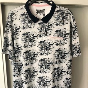 Retrofit Brand Mfg-Polo Style Pullover w/Palm Tree